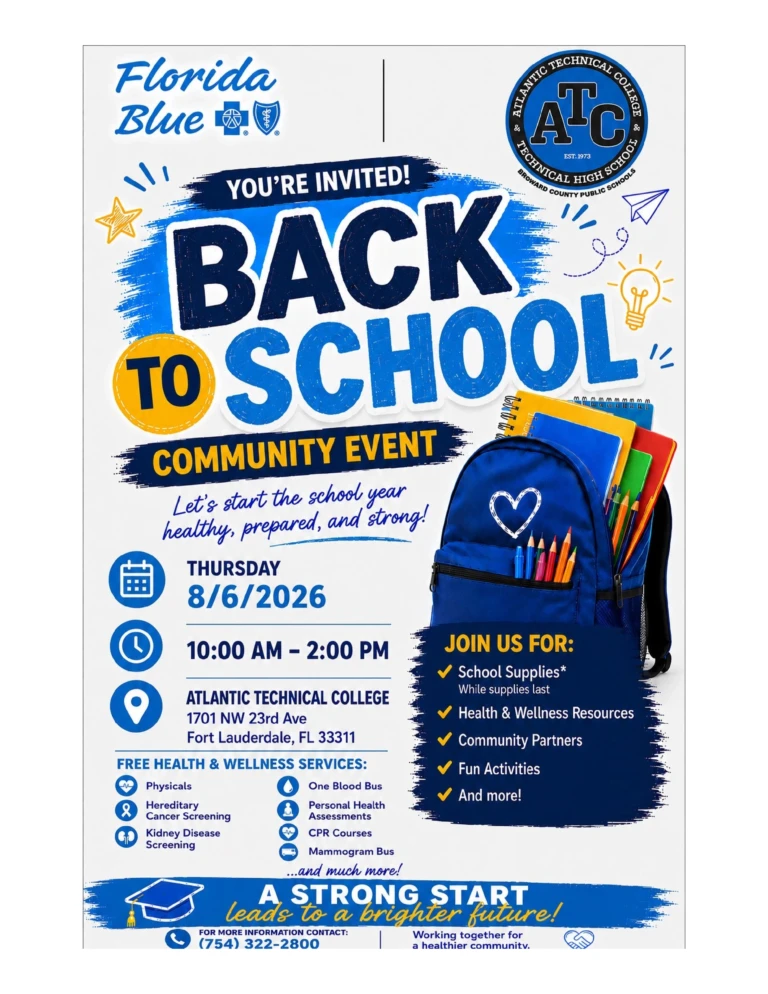 ATC Back to School Event Flyer