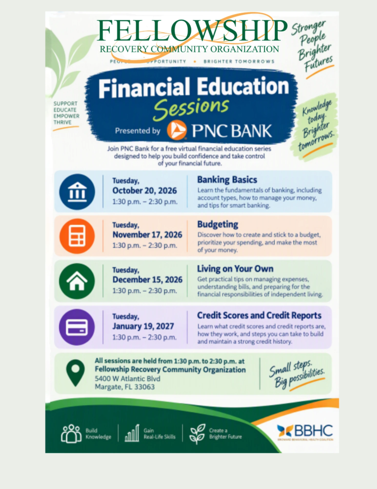 FRCO PNC Financial Education Sessions Flyer